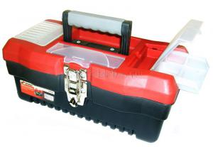 Красного цвета Ящик для инструментов 13" (330*172*140 мм) с металлическими замками MJ-3079 SKRAB 27701