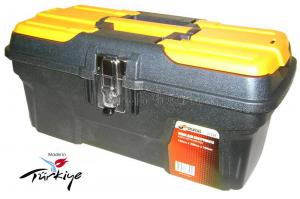 Ящик для инструментов 17 (434*239*194 мм) морозостойкий с металлическими замками MG-16 SKRAB 27594