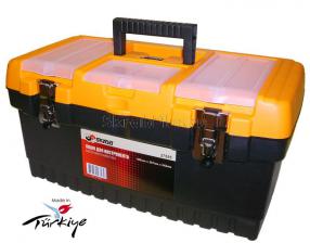 Ящик для инструментов 19 (486*267*242 мм) морозостойкий с металлическими замками MT-19 SKRAB 27585